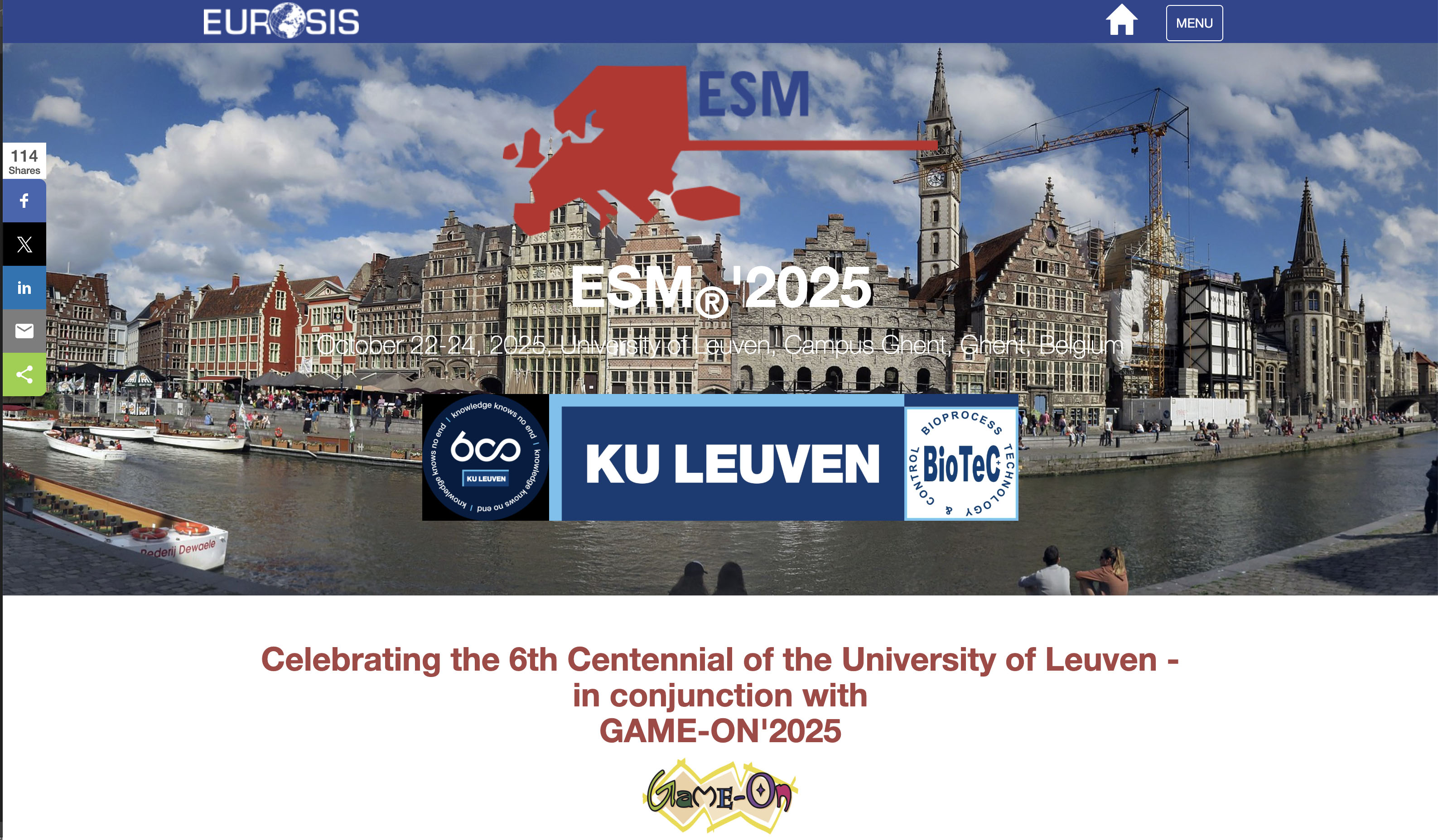 ベルギーで開催された国際会議Game-ON 2025で4年生が発表しました