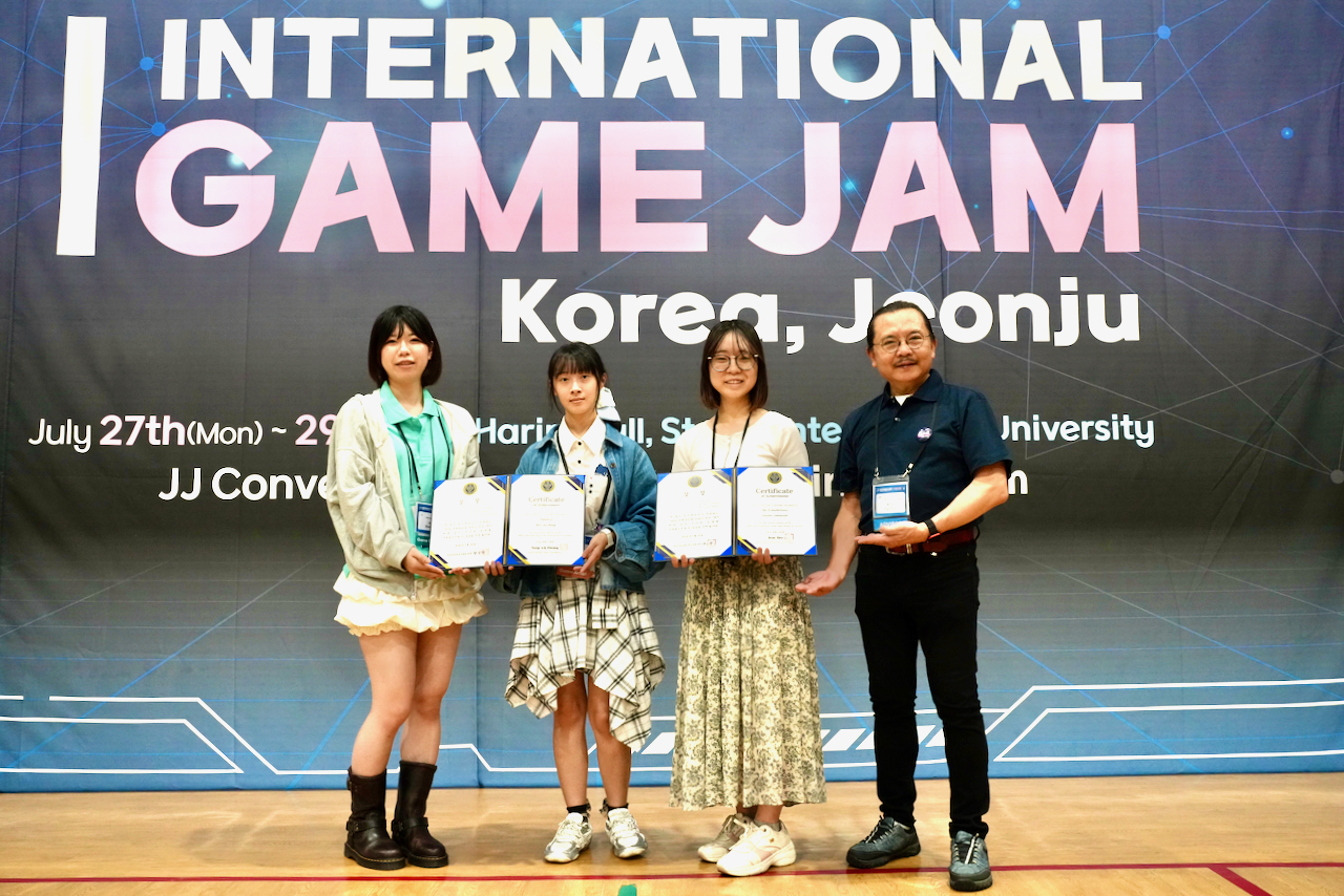 学生3人が第4回韓国国際ゲームジャムに出場しました
